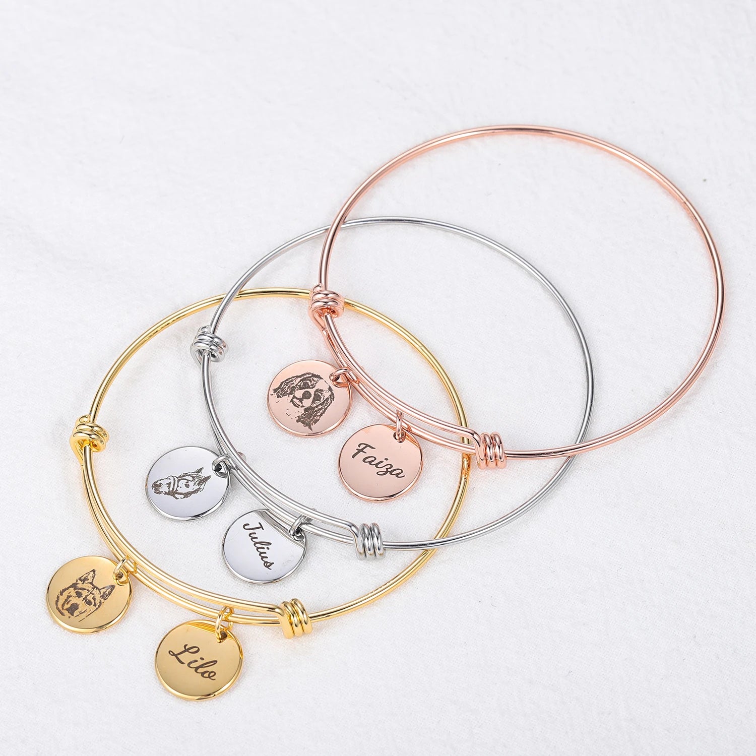Pulseira PetLume + Pingente | Banhado