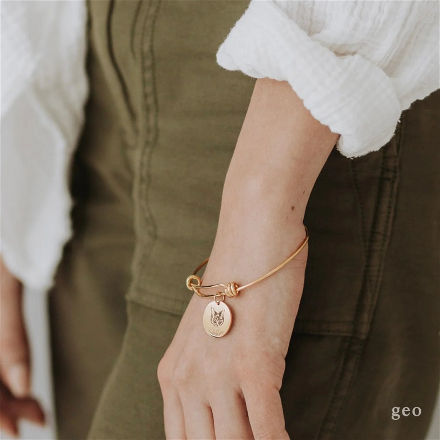 Pulseira PetLume + Pingente | Banhado