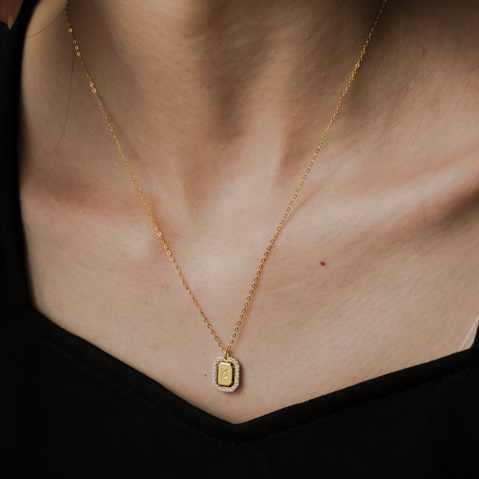 Colares Zodiac - Prata 925 e Banhado em Ouro 18k