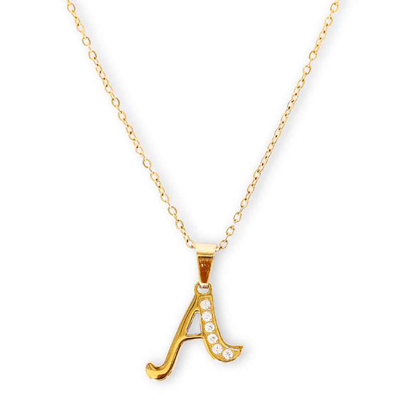 Colar com Inicial Personalizada | Banhado em Ouro 18k
