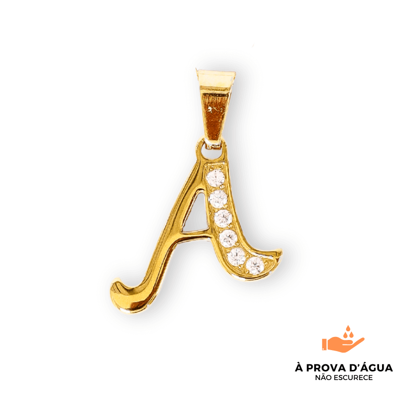 Colar com Inicial Personalizada | Banhado em Ouro 18k