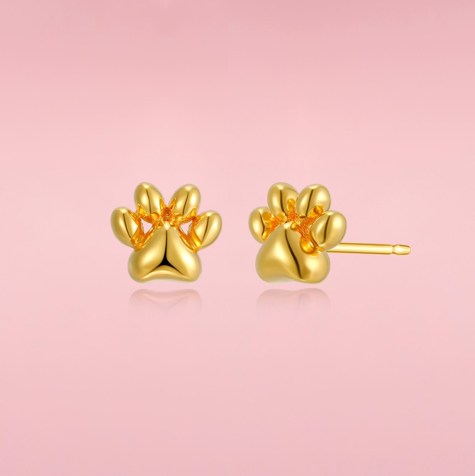 Brincos Patinhas | Banhado em Ouro 18K