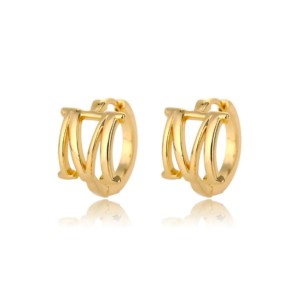 Par de Brincos Iniciais | Banhados em Ouro 18k