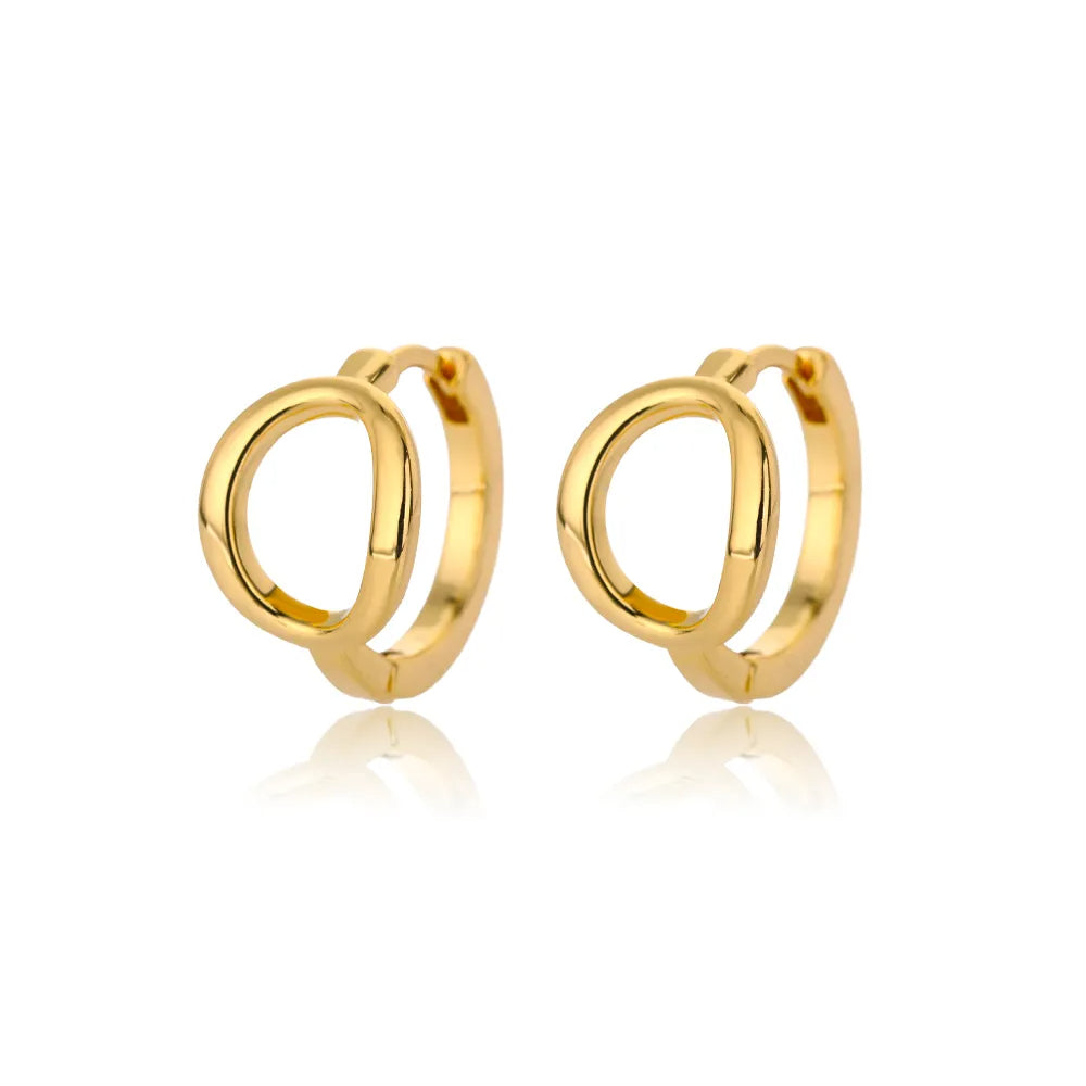 Par de Brincos Iniciais | Banhados em Ouro 18k