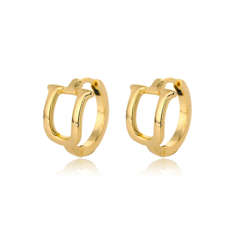 Par de Brincos Iniciais | Banhados em Ouro 18k