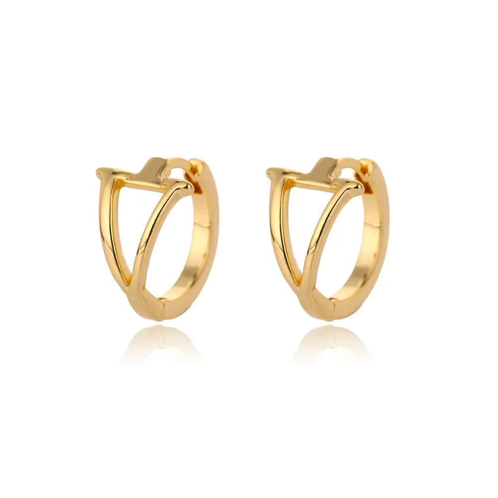 Par de Brincos Iniciais | Banhados em Ouro 18k