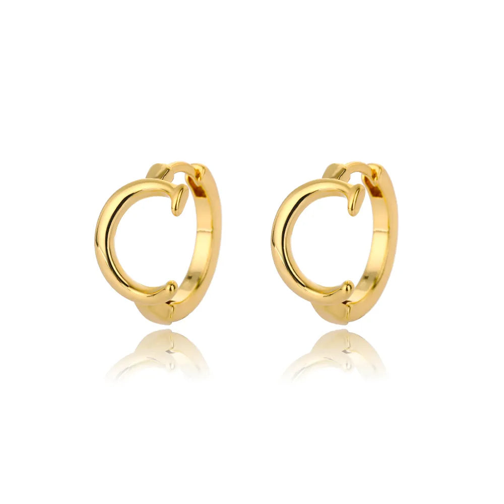 Par de Brincos Iniciais | Banhados em Ouro 18k