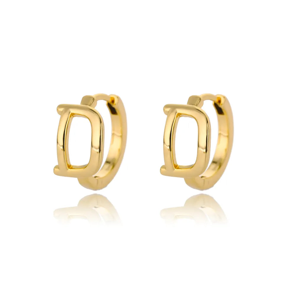 Par de Brincos Iniciais | Banhados em Ouro 18k
