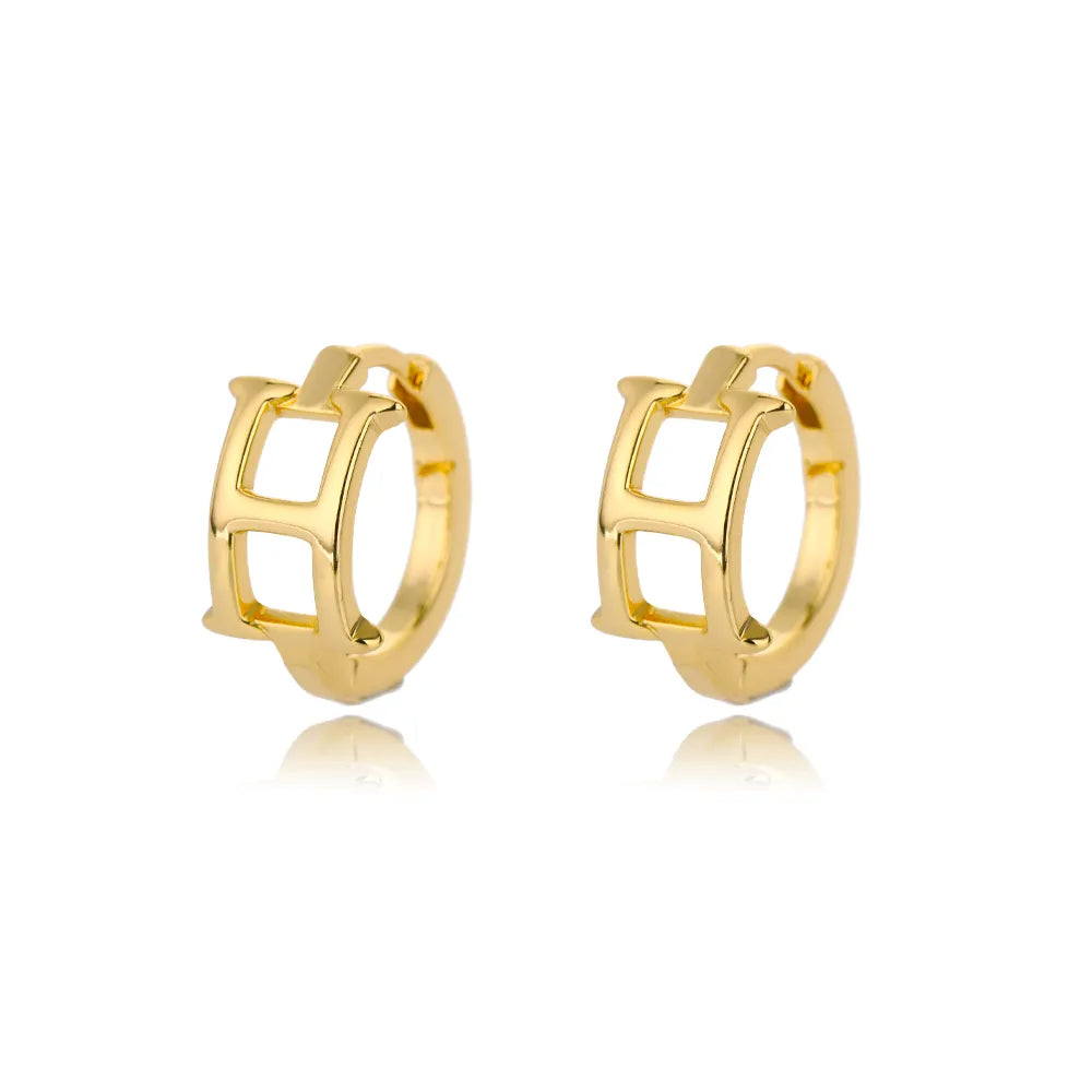 Par de Brincos Iniciais | Banhados em Ouro 18k