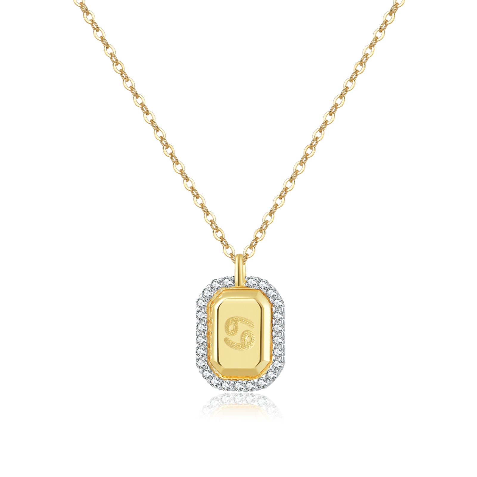Colares Zodiac - Prata 925 e Banhado em Ouro 18k