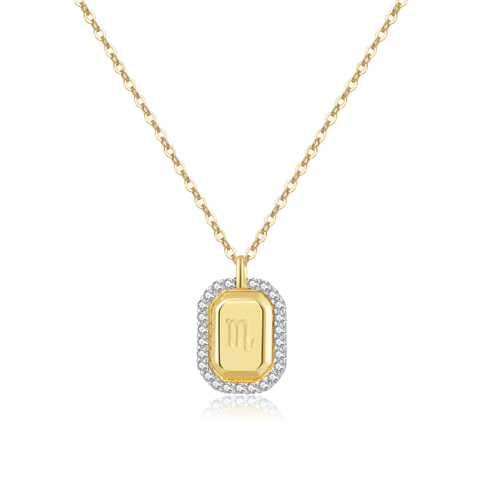 Colares Zodiac - Prata 925 e Banhado em Ouro 18k