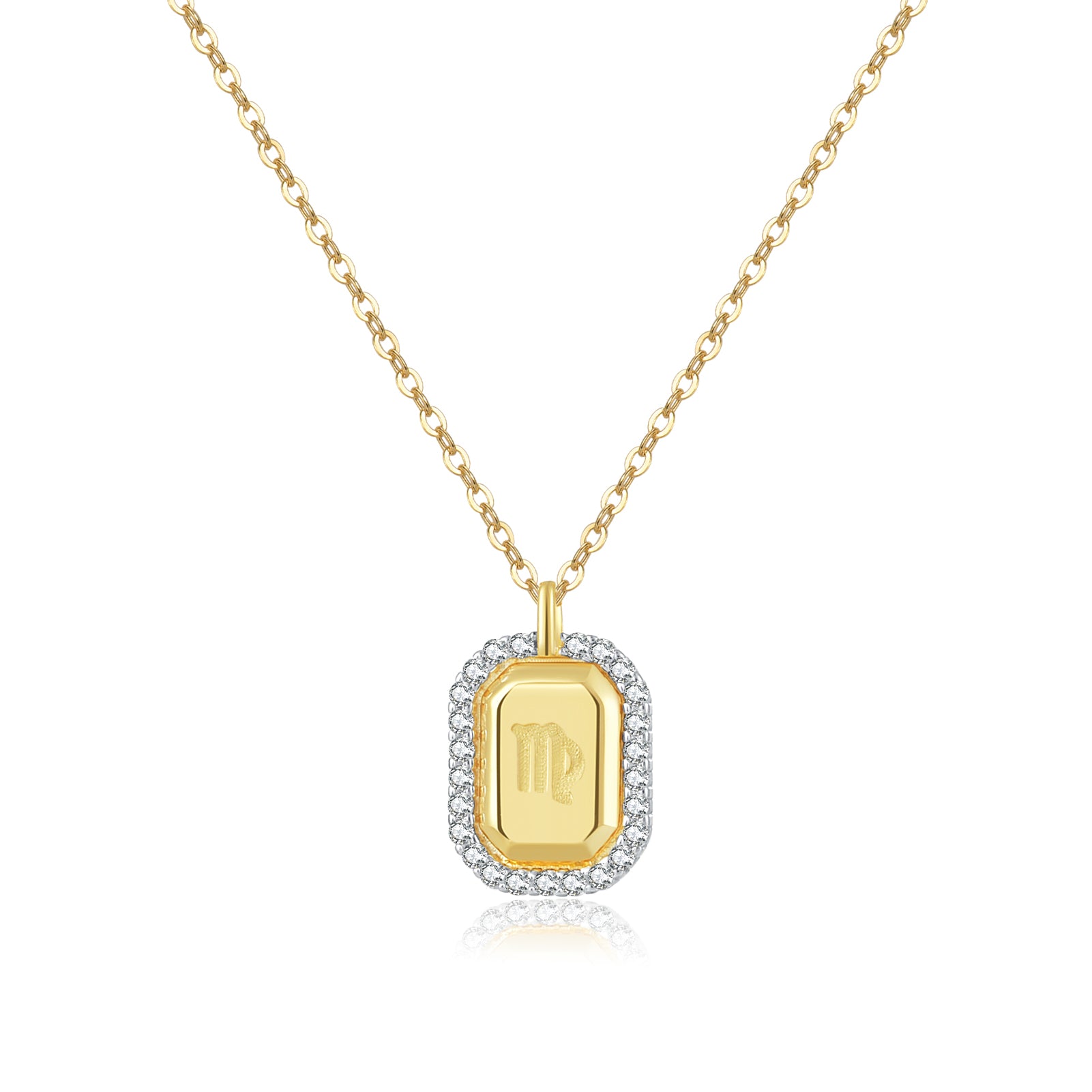 Colares Zodiac - Prata 925 e Banhado em Ouro 18k