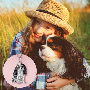Colar + Pingente Cavalier King Charles