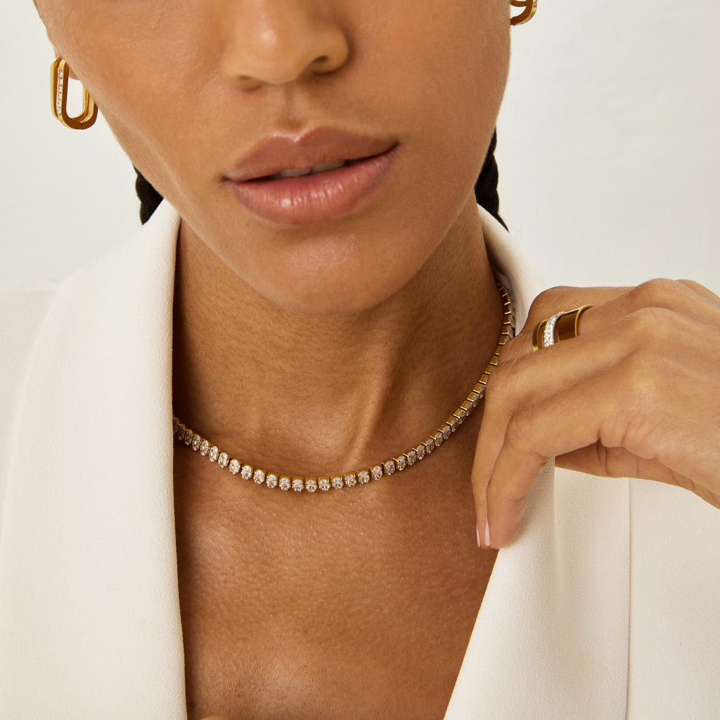 Colar Riviera | Banhado em Ouro 18k