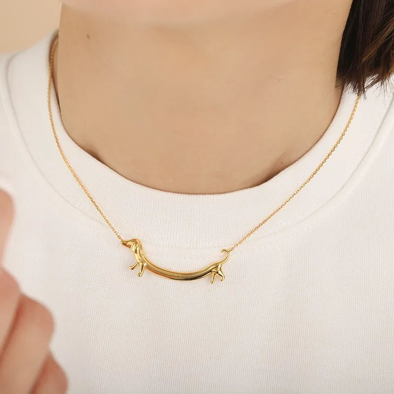 Salsicha Belle | Colar + Pingente