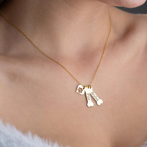 Colar + Pingente PetLove | Personalize
