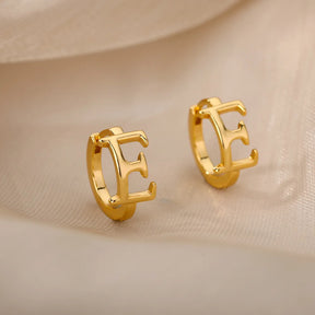 Par de Brincos Iniciais | Banhados em Ouro 18k