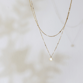 Mix Day to Day Colar Duplo | Prata 925 Banhada a Ouro 18k