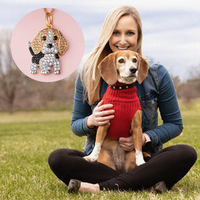Colar+ Pingente Beagle | Banhado em Ouro 18K