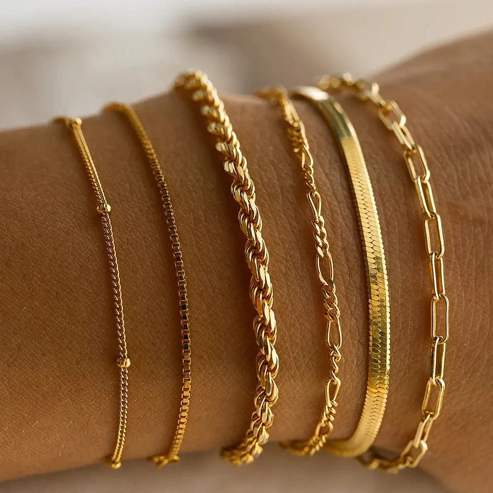 Elo Dourado Figaro | Banhado em Ouro 18k