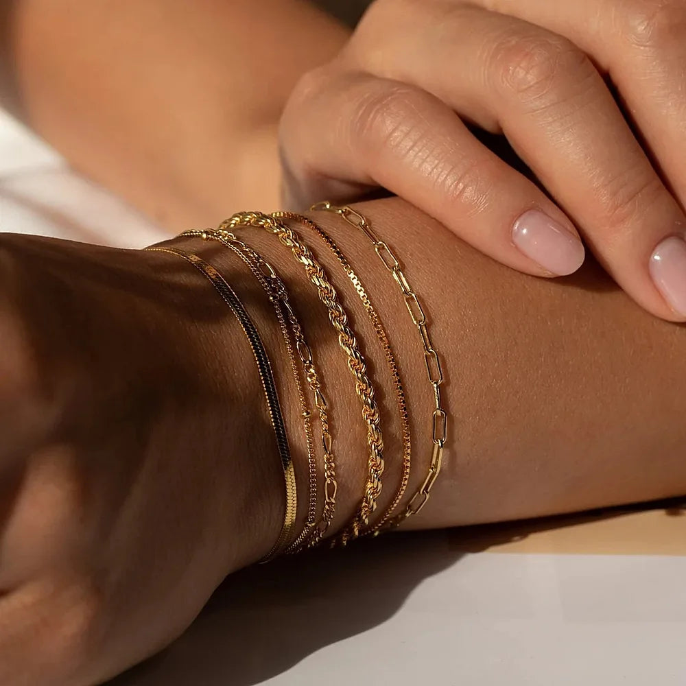 Elo Dourado Figaro | Banhado em Ouro 18k