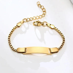 Pulseira Baby Personalizada | Banho em ouro 14K