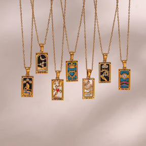 Colares Coleção Tarot | Banhado a Ouro 18K -