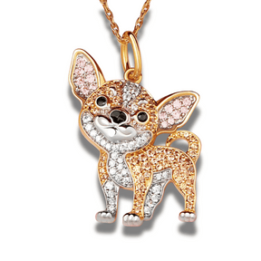 Colar + Pingente Pets | Banhado em Ouro 18K (Escolha Sua Raça)