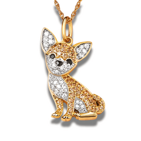Colar + Pingente Pets | Banhado em Ouro 18K (Escolha Sua Raça)