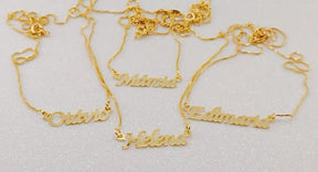 Colar com Nome Personalizado |  Banhado a Ouro 18k