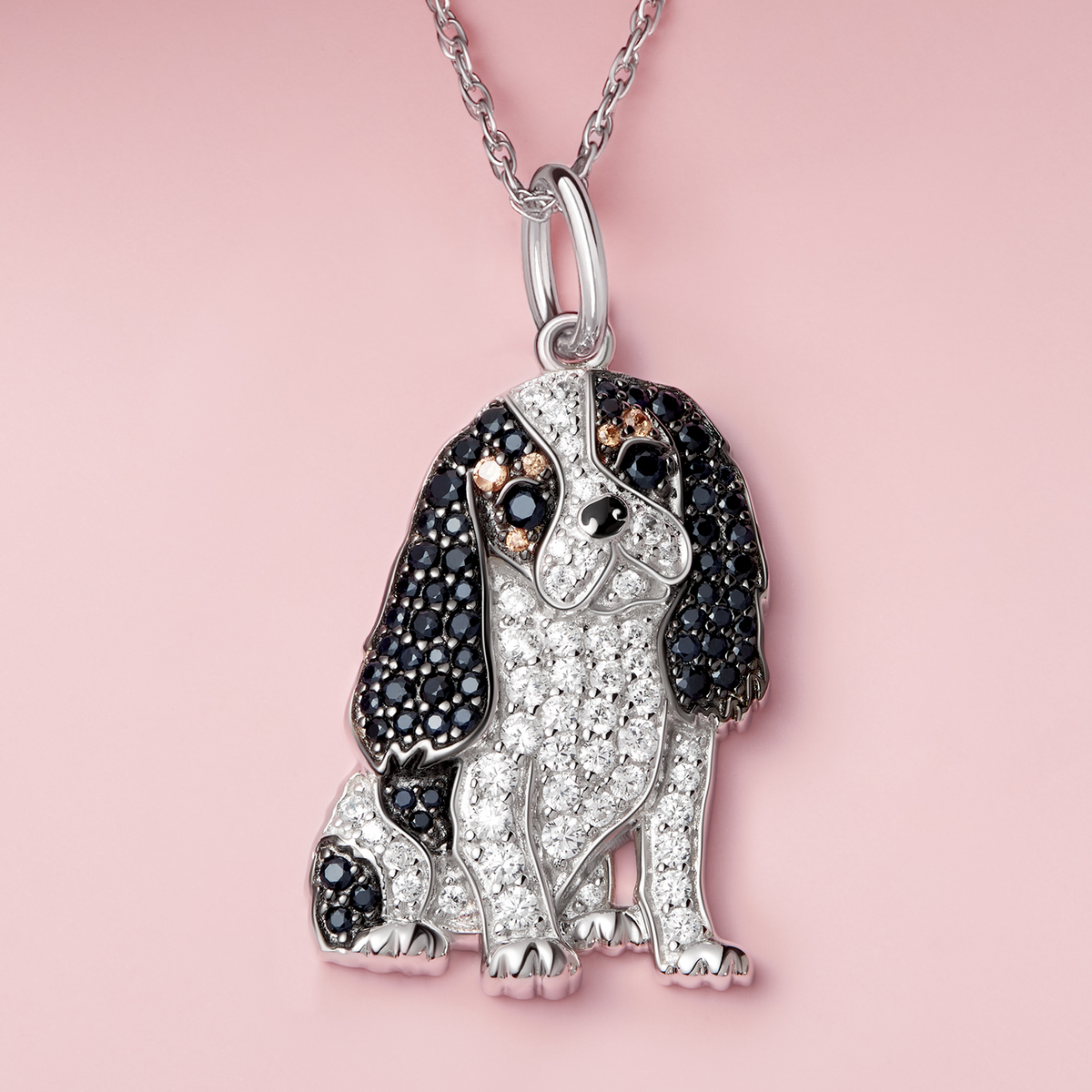 Colar + Pingente Cavalier King Charles