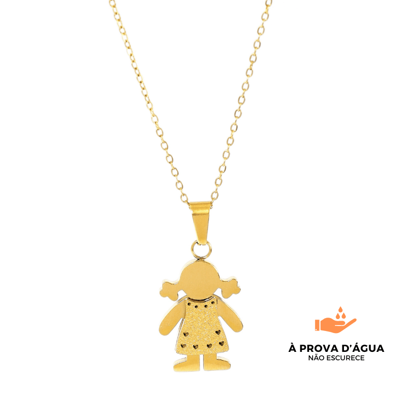 Colar com Pingente de Filho