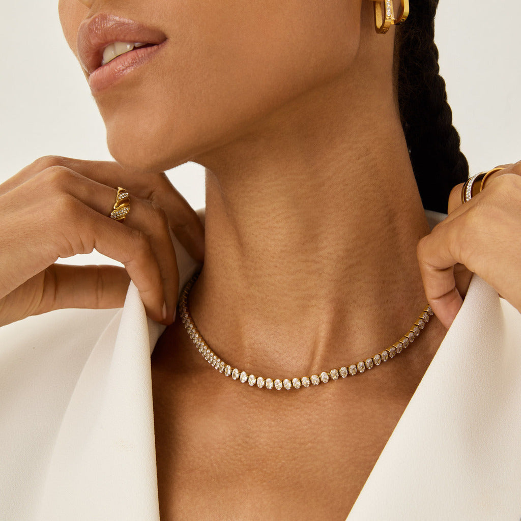 Colar Riviera | Banhado em Ouro 18k