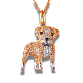 Colar + Pingente Pets | Banhado em Ouro 18K (Escolha Sua Raça)