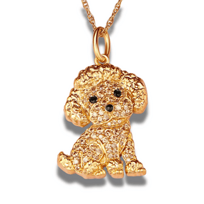 Colar + Pingente Pets | Banhado em Ouro 18K (Escolha Sua Raça)