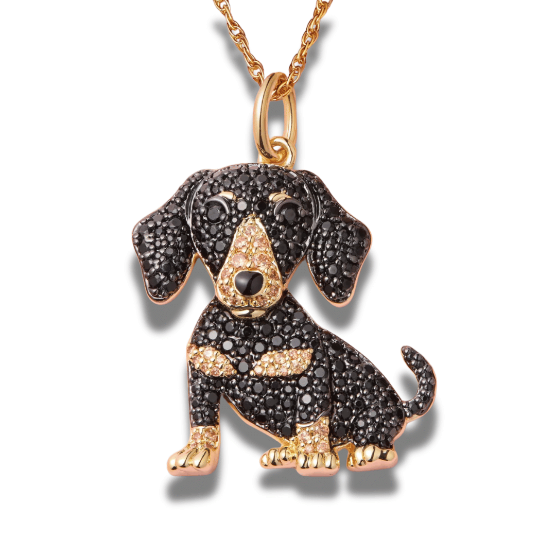 Colar + Pingente Pets | Banhado em Ouro 18K (Escolha Sua Raça)