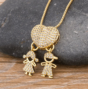 Colar Eterno Amor de Mãe - Banhado em Ouro 18K