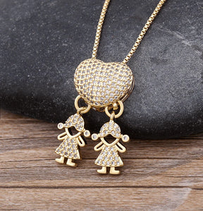 Colar Eterno Amor de Mãe - Banhado em Ouro 18K