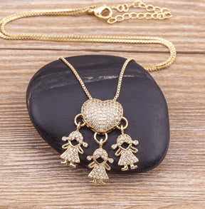 Colar Eterno Amor de Mãe - Banhado em Ouro 18K