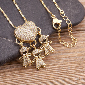 Colar Eterno Amor de Mãe - Banhado em Ouro 18K