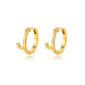 Par de Brincos Iniciais | Banhados em Ouro 18k