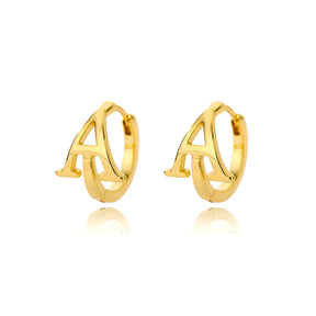 Par de Brincos Iniciais | Banhados em Ouro 18k