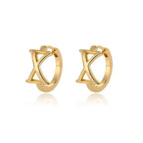 Par de Brincos Iniciais | Banhados em Ouro 18k