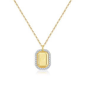 Colares Zodiac - Prata 925 e Banhado em Ouro 18k